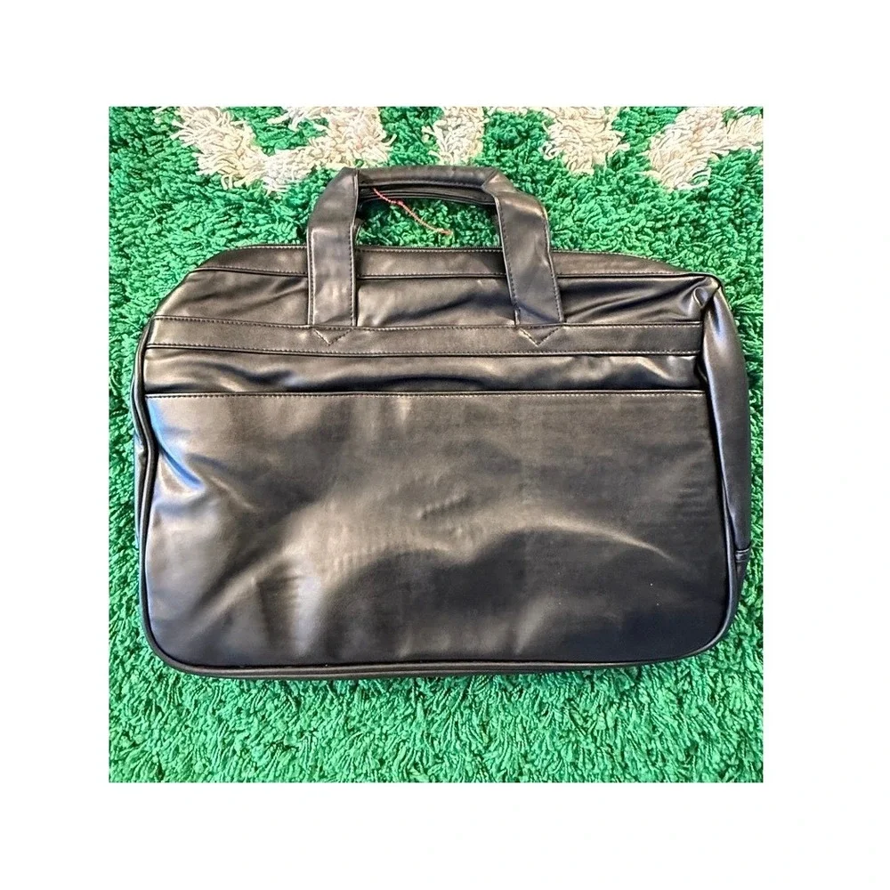 Leeds Laptop Briefcase Bag Unisex OS Black Excellent Paramount Viacom Logo